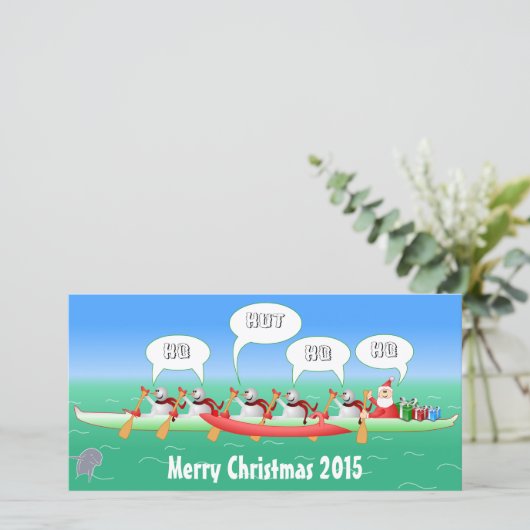 クリスマスのアウトリガー シーズンカード (スタンド正面)