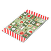 クリスマスのアドベントカレンダー ノートパッド (アングル)