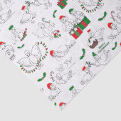クリスマスのアヒルのお祭り 薄葉紙 (詳細)