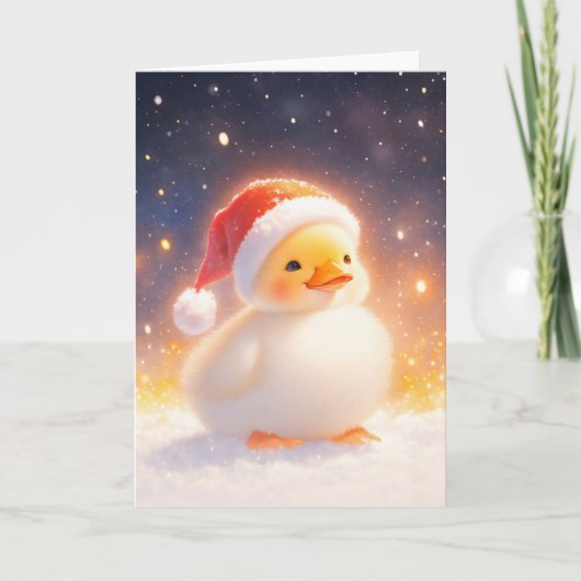 クリスマスのアヒル カード (正面)