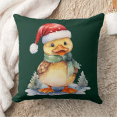 クリスマスのアヒル クッション (ブランケット)