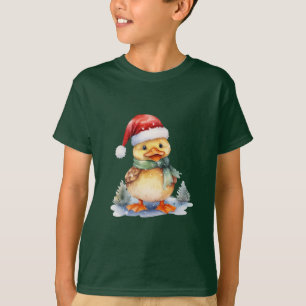 クリスマスのアヒル Tシャツ