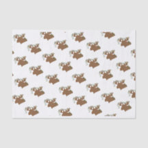 クリスマスのアメリカヘラジカの国のティッシュペーパー