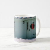クリスマスのアメリカヘラジカ コーヒーマグカップ (正面右)