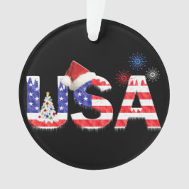クリスマスのアメリカ オーナメント
