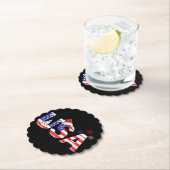 クリスマスのアメリカ ペーパーコースター (インサイチュ)