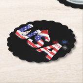 クリスマスのアメリカ ペーパーコースター (アングル)