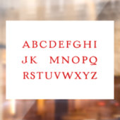 クリスマスのアルファベットジョーク「No L」 ウィンドウサイン (シート2)