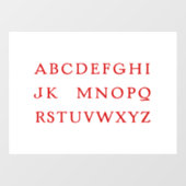 クリスマスのアルファベットジョーク「No L」 ウィンドウサイン (シート)