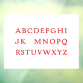 クリスマスのアルファベットジョーク「No L」 ウィンドウサイン (シート3)