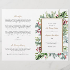 クリスマスのアヴァのクリスチャン結婚式プログラム