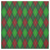 クリスマスのアーガイルの生地 ファブリック (見本)