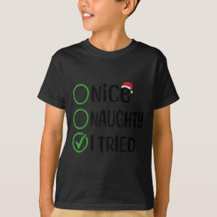 クリスマスのイイ子ダメな子 試したよ クリスマス リスト Xmas Tシャツ