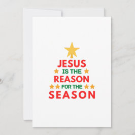 クリスマスのイエスはこの季節の理由である 招待状