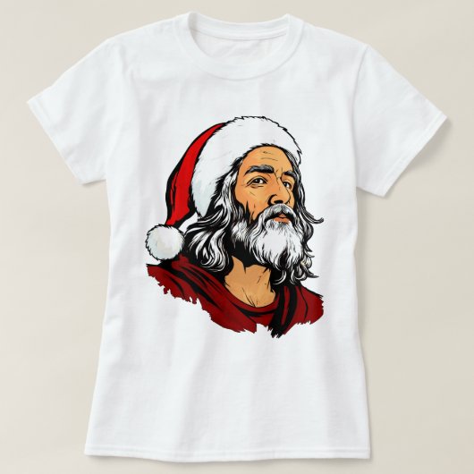 クリスマスのイエス様 Tシャツ (デザイン正面)