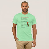 クリスマスのイタチ Tシャツ (正面フル)