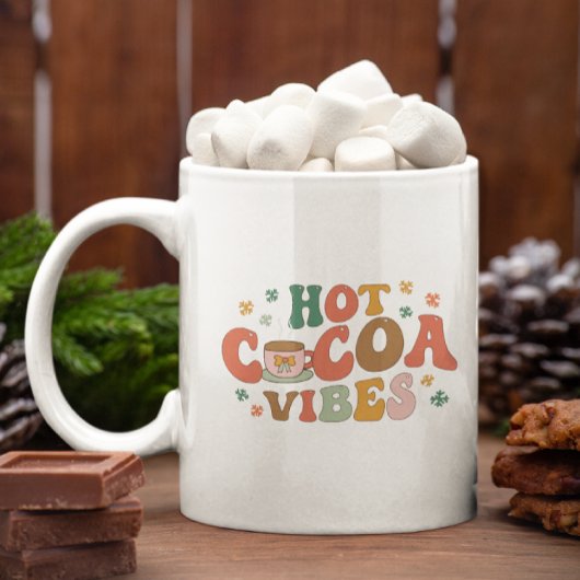 クリスマスのイニシャル ホリデー コーヒーマグカップ
