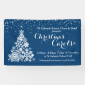 クリスマスのイベントの輝きの木の旗 横断幕 (横)