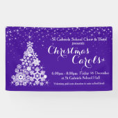 クリスマスのイベントの輝きの木の紫外線の旗 横断幕 (横)