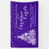 クリスマスのイベントの輝きの木の紫外線の旗 横断幕 (縦)