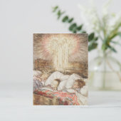 クリスマスのイラストレーション シーズンポストカード (スタンド正面)