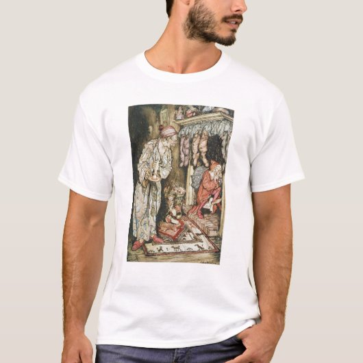 クリスマスのイラストレーション Tシャツ (正面)
