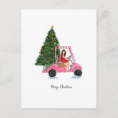 クリスマスのイラスト シーズンポストカード (正面)