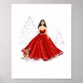 クリスマスのイラスト ポスター