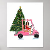 クリスマスのイラスト ポスター (正面)