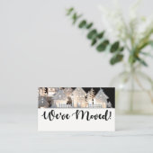 クリスマスのイルミネーションのある新しい家に移動しました エンクロージャーカード (スタンド正面)