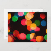 クリスマスのイルミネーション ポストカード (正面/裏面)