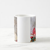 クリスマスのインコ コーヒーマグカップ (中央)