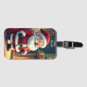 クリスマスのインテリアアクセント ラゲッジタグ (正面横)