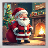 クリスマスのインテリア雑貨 - お祝いの装飾 ポスター (正面)