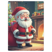 クリスマスのインテリア雑貨 クリップボード (裏面)