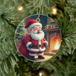 クリスマスのインテリア雑貨 セラミックオーナメント