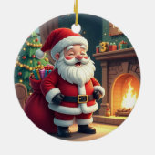 クリスマスのインテリア雑貨 セラミックオーナメント (裏面)