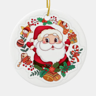 クリスマスのインテリア雑貨  セラミックオーナメント