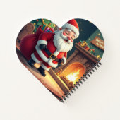 クリスマスのインテリア雑貨 ノートブック (裏面)