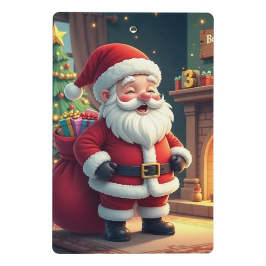 クリスマスのインテリア雑貨 ミニクリップボード (裏面)