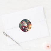 クリスマスのインテリア雑貨 ラウンドシール (封筒)