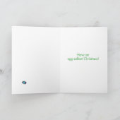 クリスマスのイースターのウサギのクリスマスのユーモアの紙カード シーズンカード (内部)