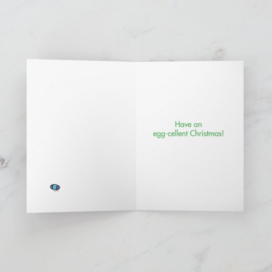 クリスマスのイースターのウサギのクリスマスのユーモアの紙カード シーズンカード (内部)