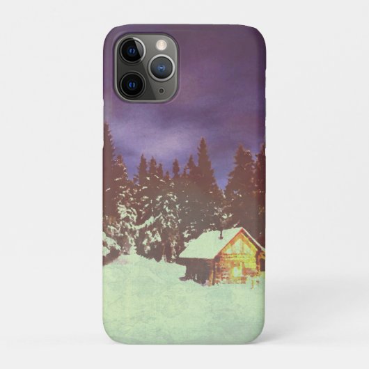 クリスマスのウィンターワンダーランドのモチーフ Case-Mate iPhoneケース (裏)