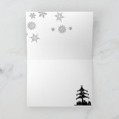 クリスマスのオオシカカード シーズンカード (内部)