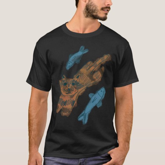 クリスマスのオパールアイフィッシュ Tシャツ (正面)