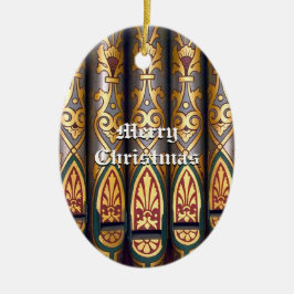 クリスマスのオルガン管のオーナメント セラミックオーナメント