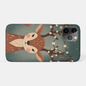 クリスマスのオーナメントと鹿のiPhoneケース Case-Mate iPhoneケース (裏面(横))