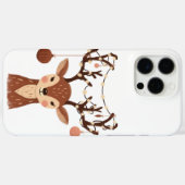 クリスマスのオーナメントと鹿のiPhoneケース Case-Mate iPhoneケース (裏面 (横))