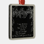 クリスマスのオーナメントに鐘が鳴った メタルオーナメント (右)